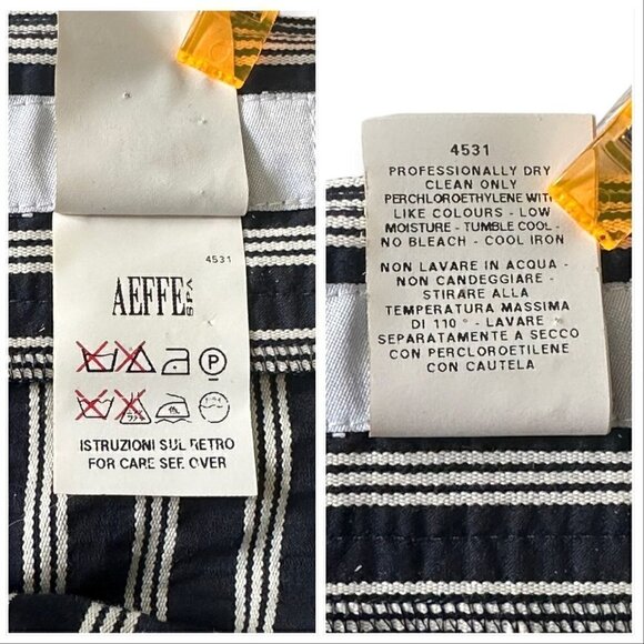 Moschino Cheap and chic Striped Cotton Mini Skirt, Size US10 - Picture 6 of 14